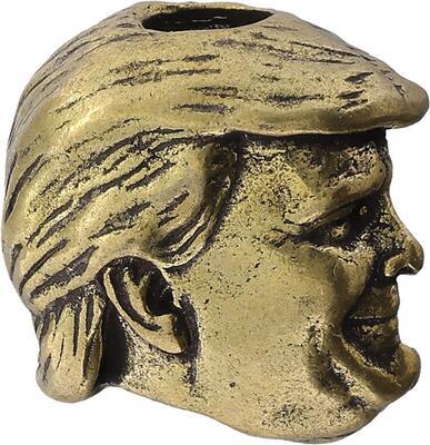 Coeburn Tool Trump Head/Skull Brass Bead - 3