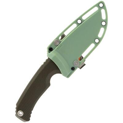 SOG Tellus FX Fixed Blade OD/Orange Polymer Sheath - 3