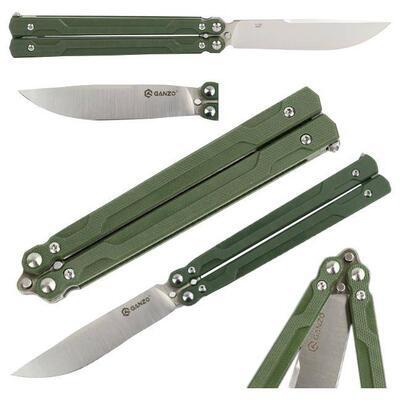 Ganzo Balisong Green G10 G766-GR - 3