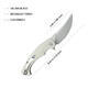 Kubey Scimitar White Linerlock - 4/4