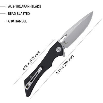 Kubey Raven Flat G10 Handle - 4